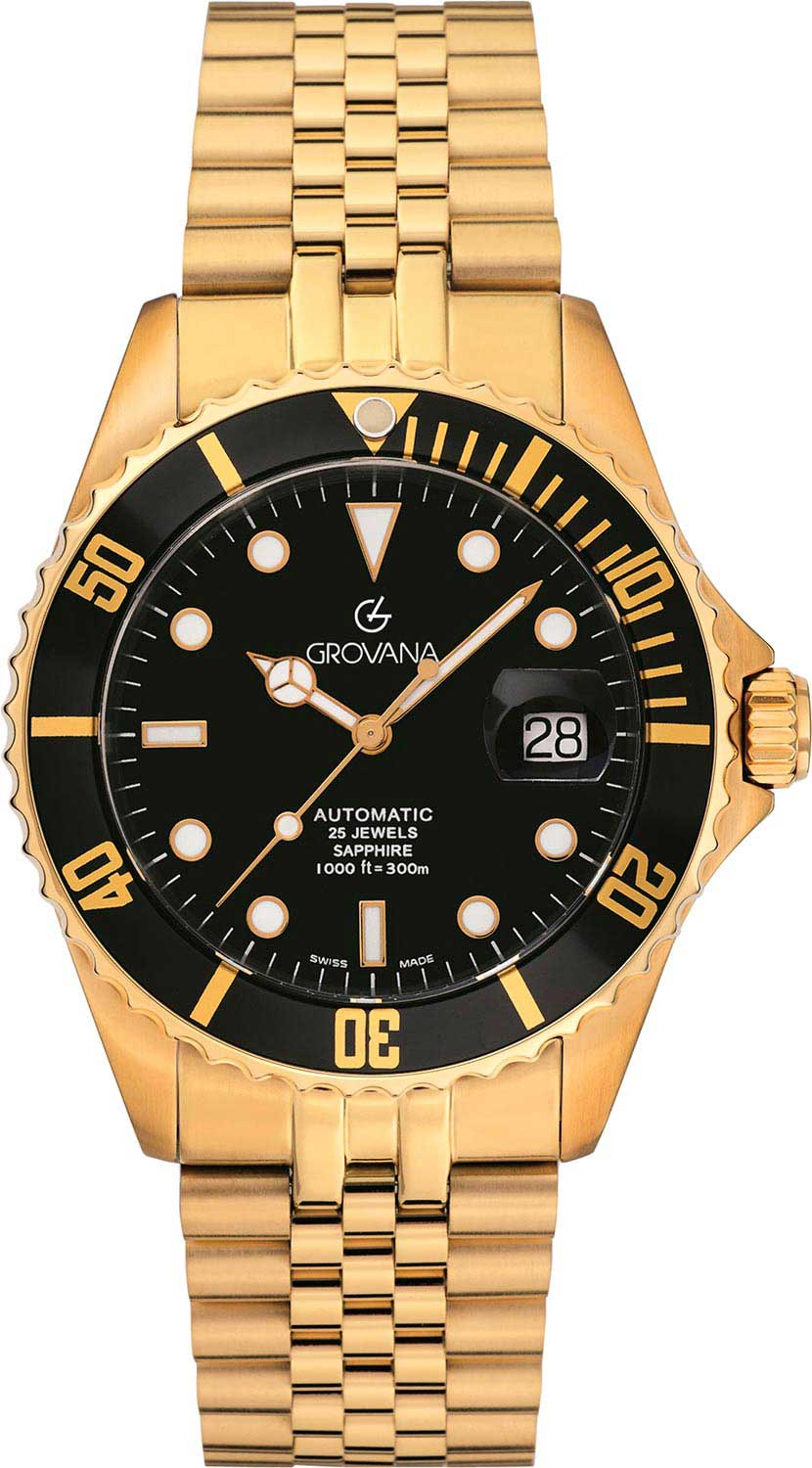 Швейцарские механические наручные часы Grovana G1571.2117-ucenka