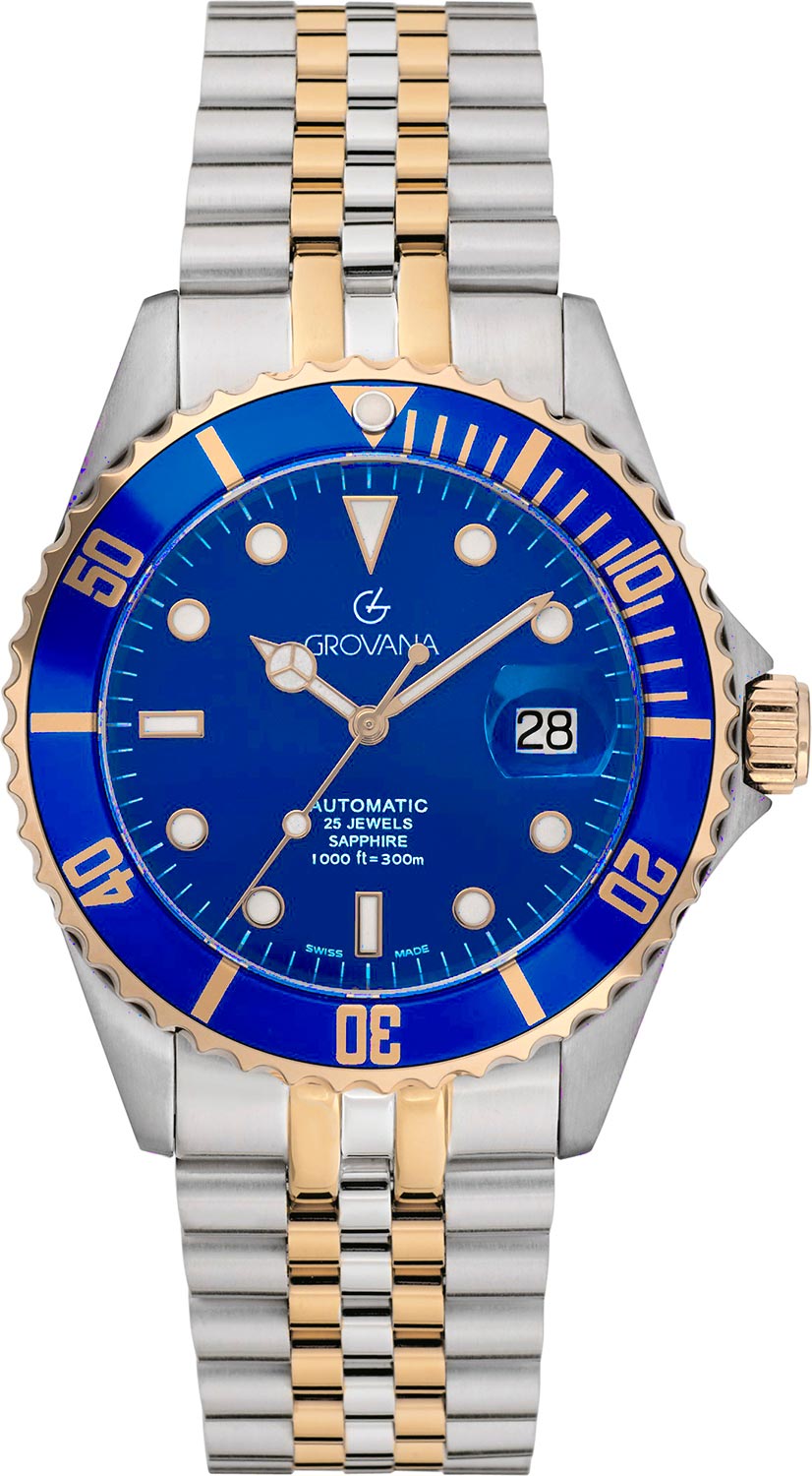 Швейцарские механические наручные часы Grovana G1571.2145