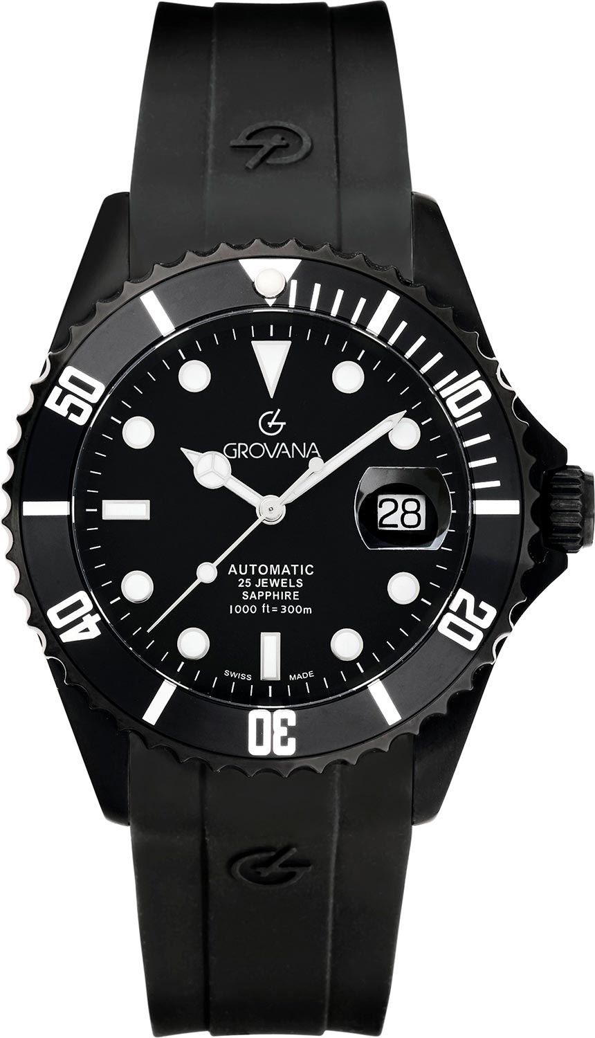 Швейцарские механические наручные часы Grovana G1571.2877