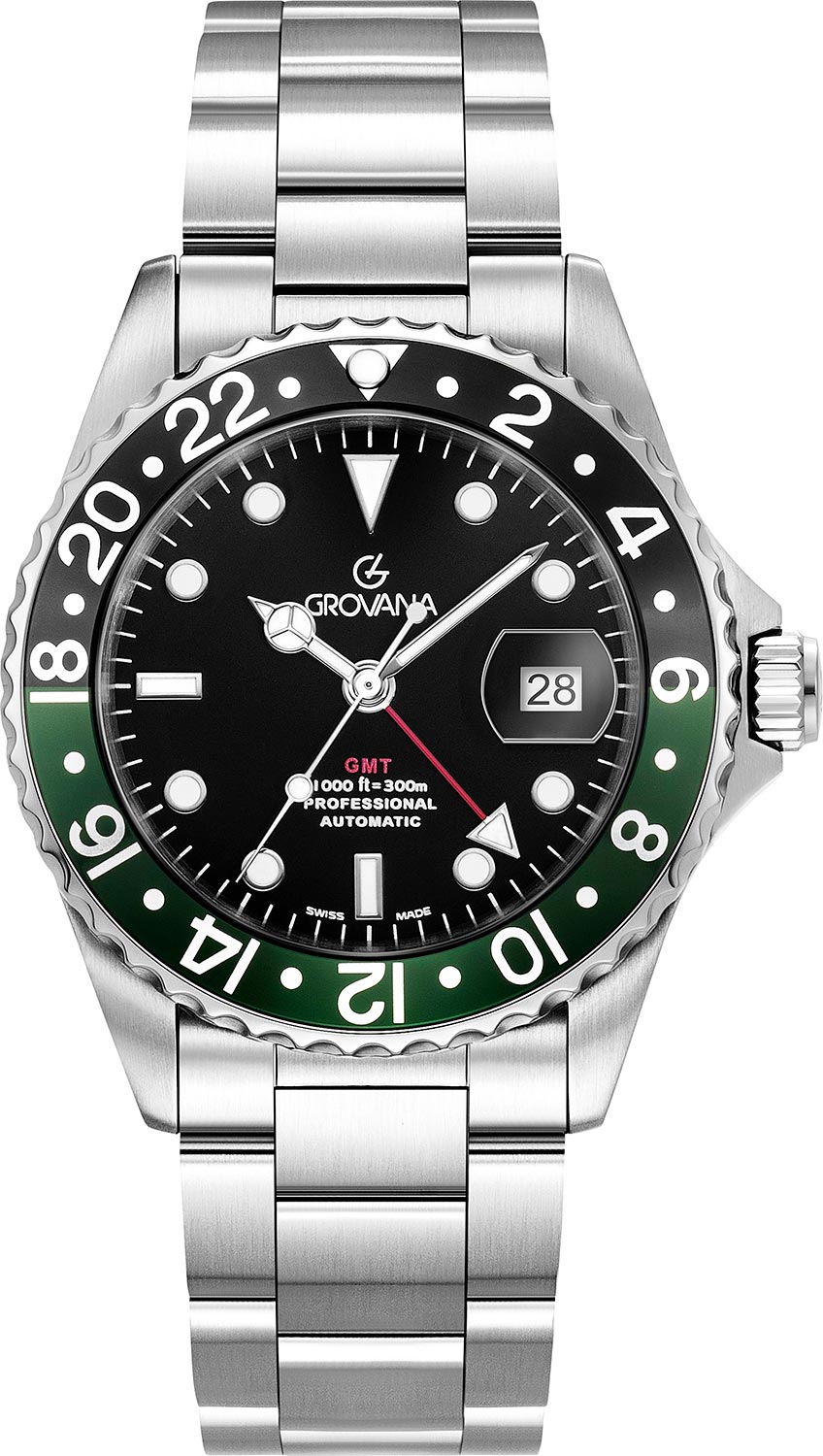 Швейцарские механические наручные часы Grovana G1572.2138