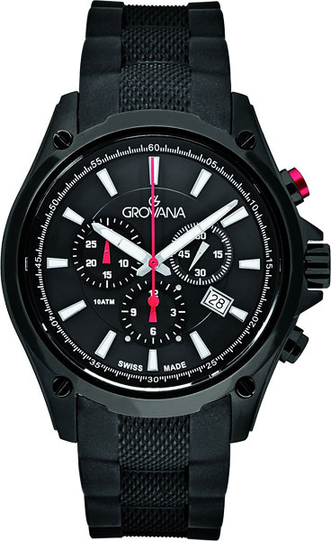 Швейцарские наручные часы Grovana G1635.9877 с хронографом