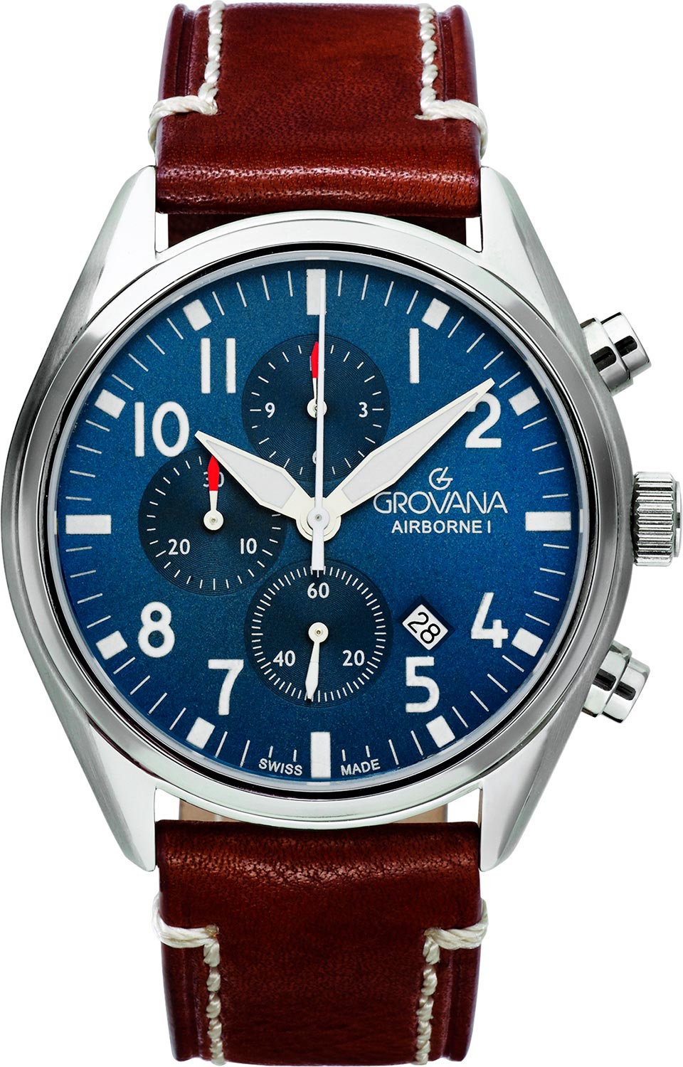 Швейцарские наручные часы Grovana G1654.9535 с хронографом