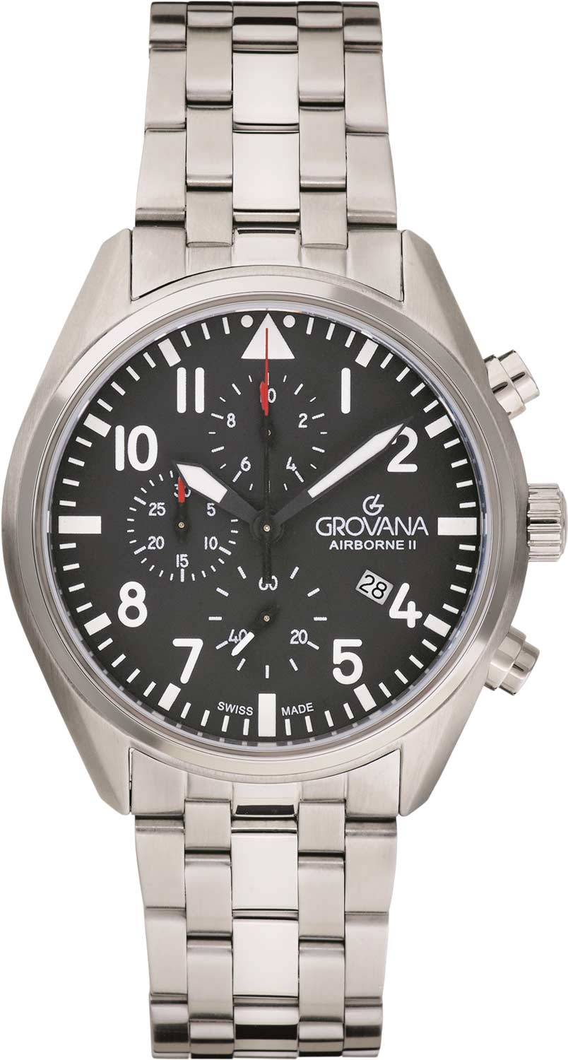 Швейцарские наручные часы Grovana G1656.9137 с хронографом