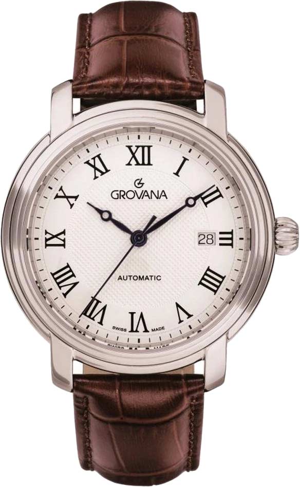 Швейцарские механические наручные часы Grovana G1703.2538