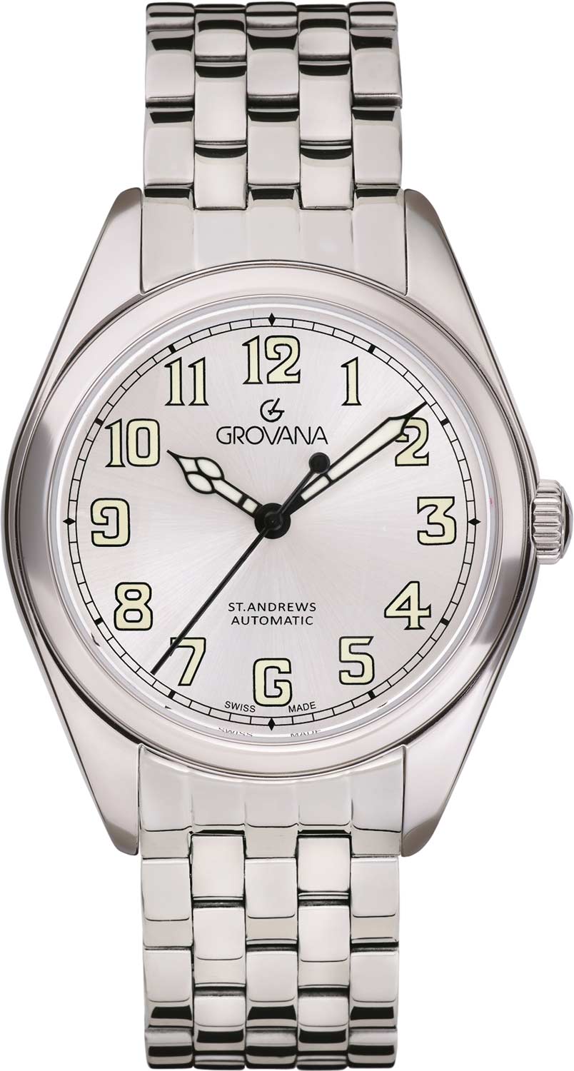 Швейцарские механические наручные часы Grovana G2110.2122