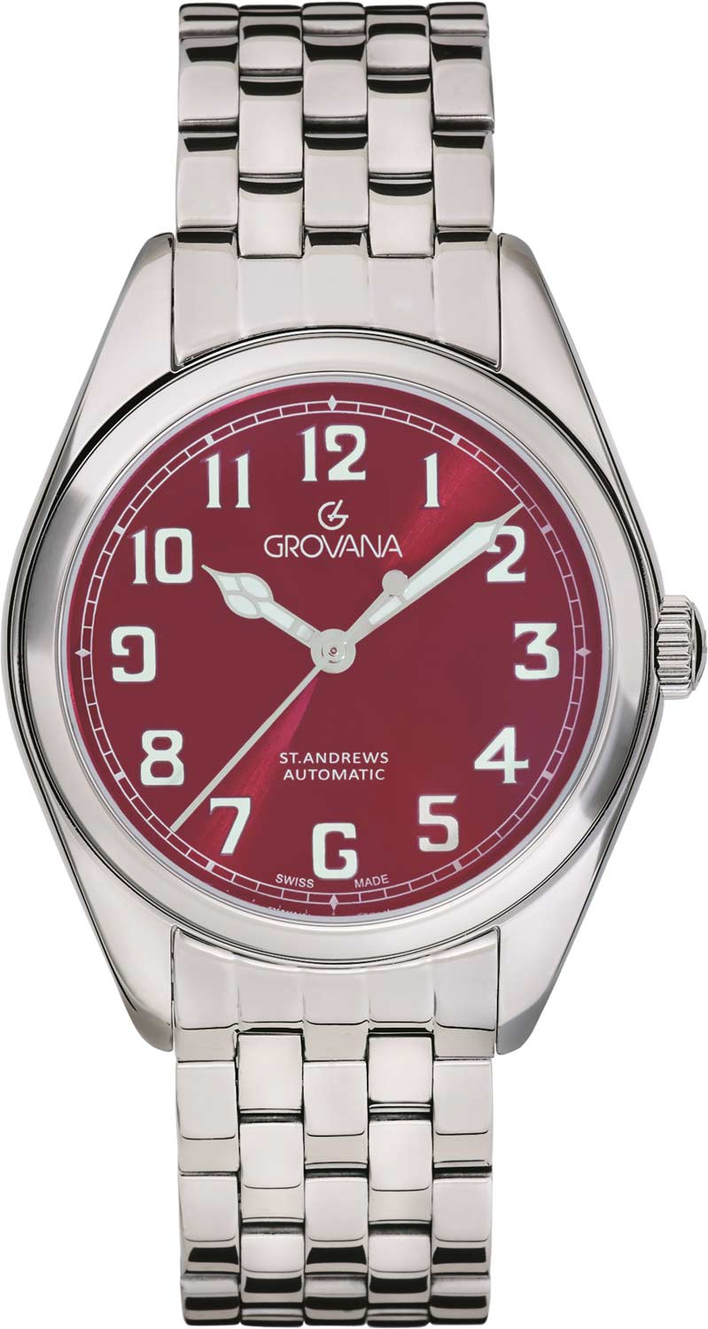 Швейцарские механические наручные часы Grovana G2110.2126