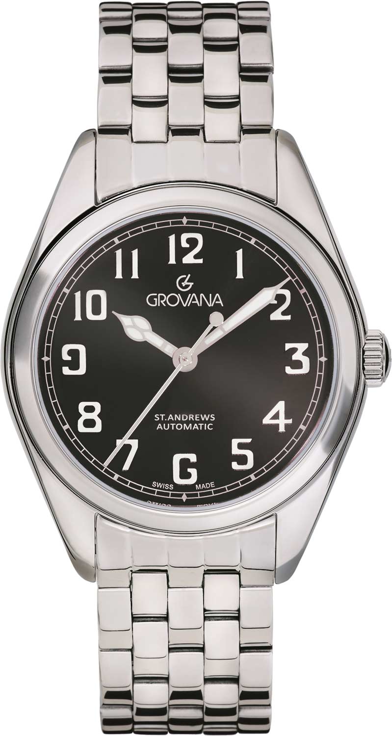 Швейцарские механические наручные часы Grovana G2110.2127