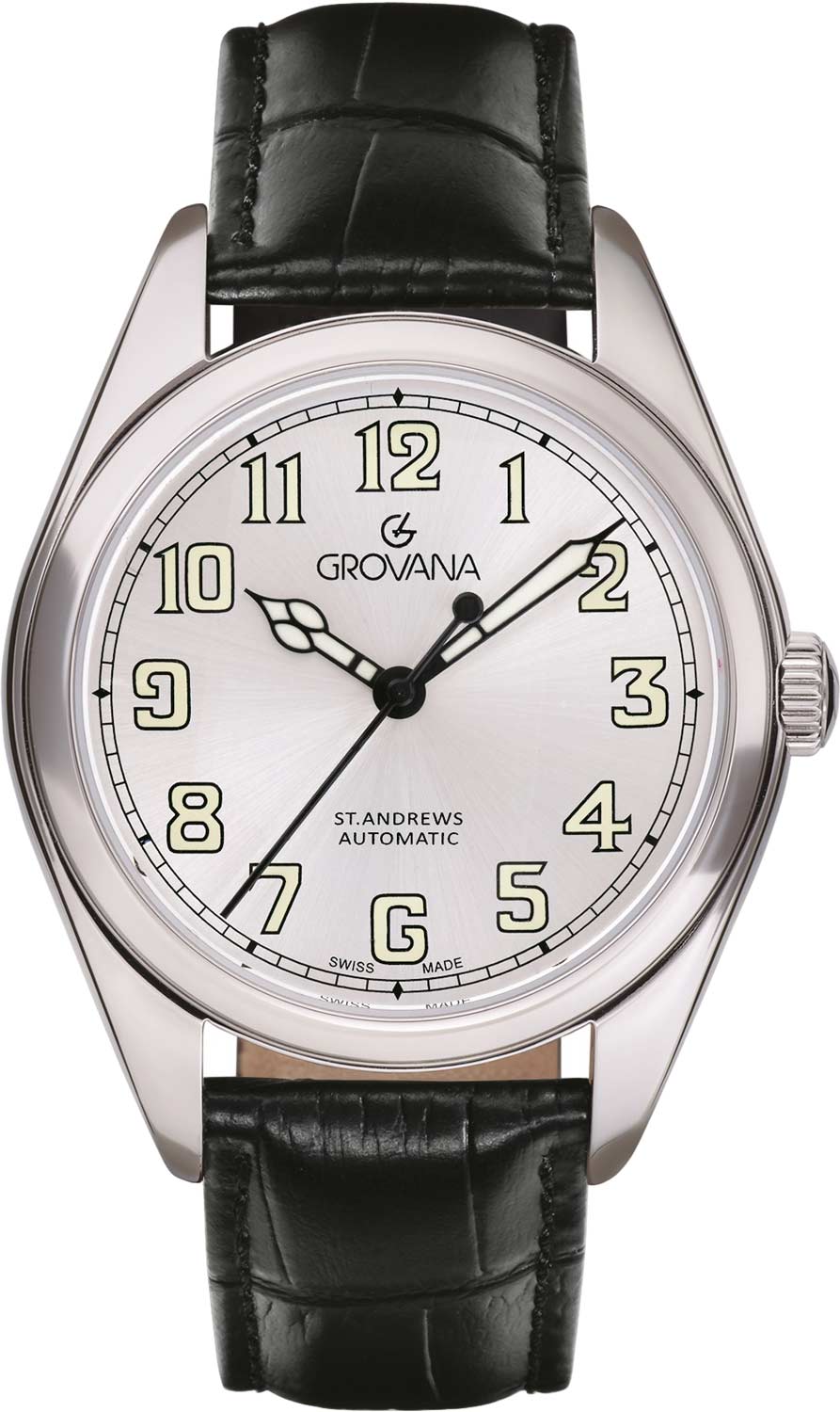 Швейцарские механические наручные часы Grovana G2110.2522