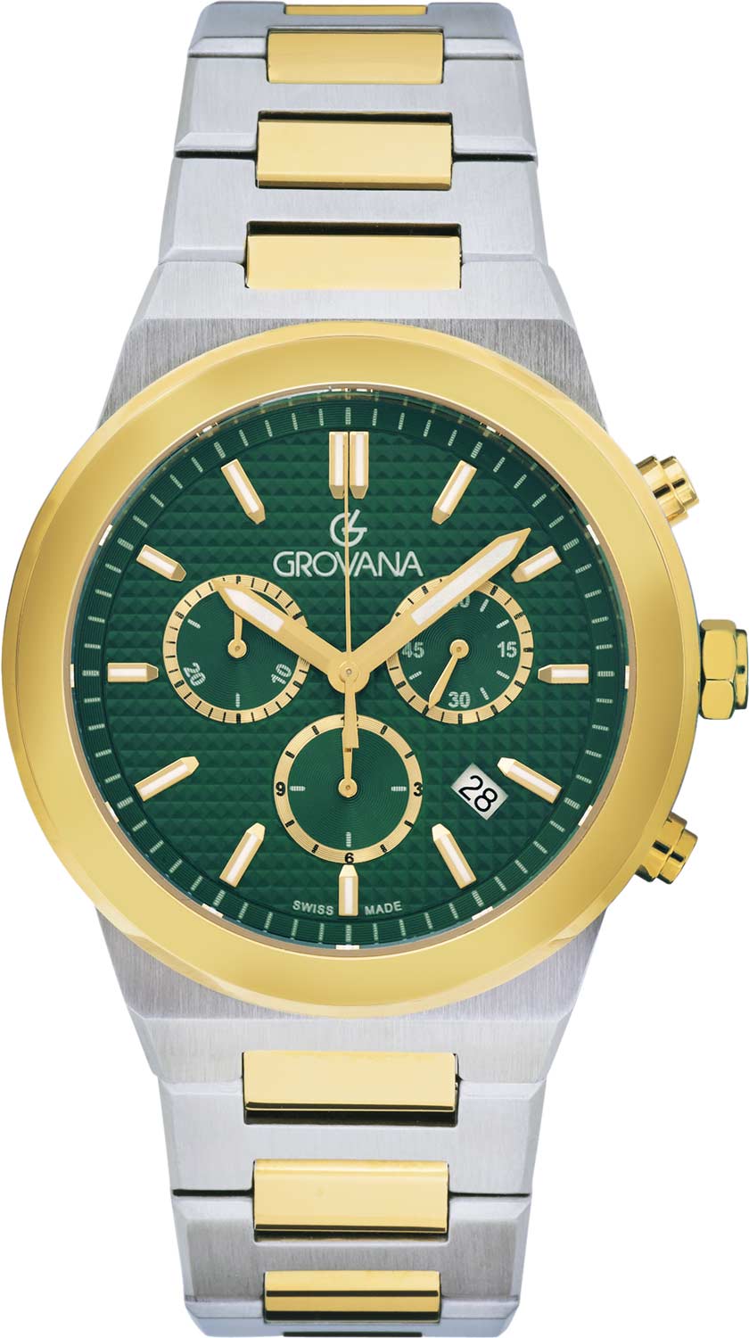 Швейцарские наручные часы Grovana G2208.9144 с хронографом