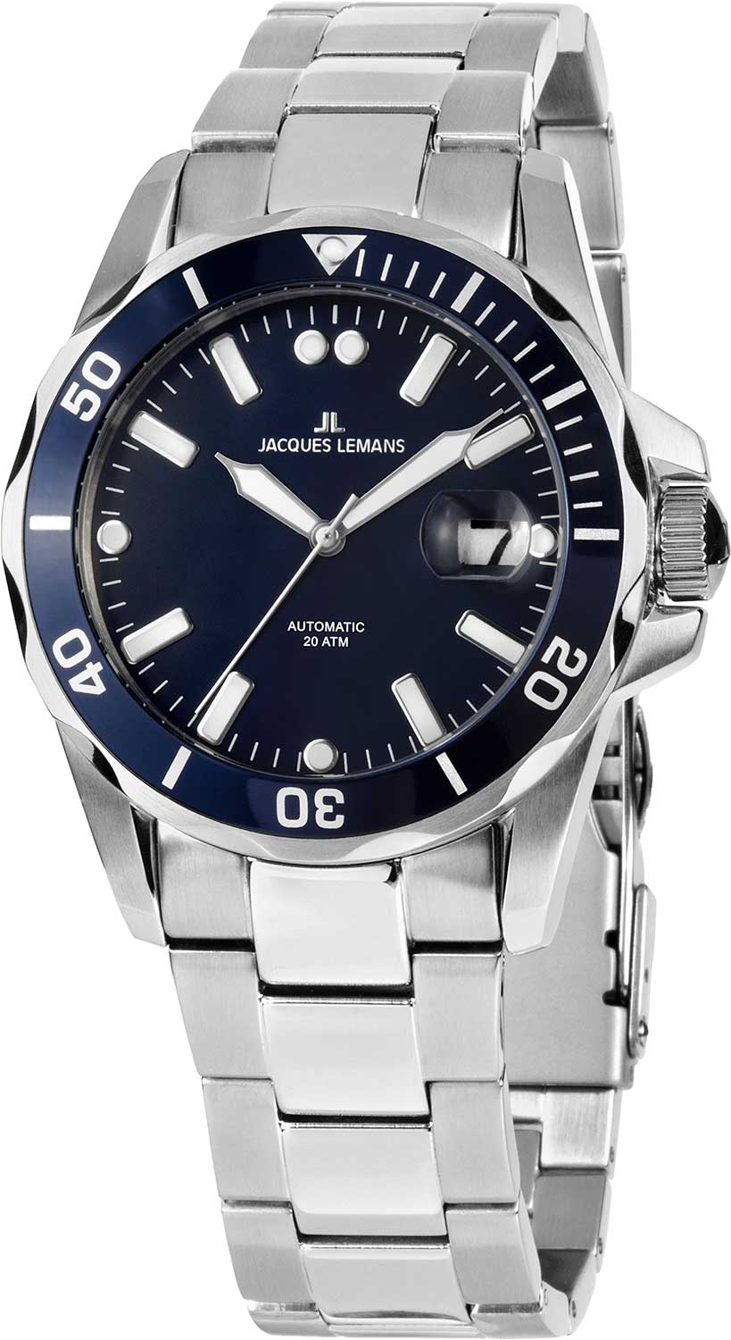 Механические наручные часы Jacques Lemans 1-2089G