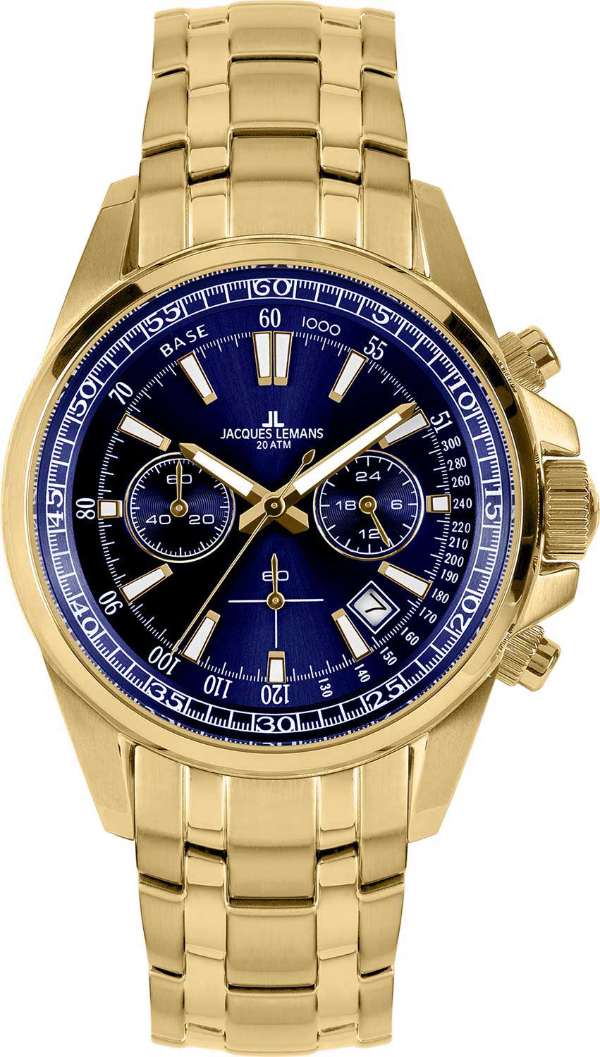 Наручные часы Jacques Lemans 1-2117O-ucenka с хронографом