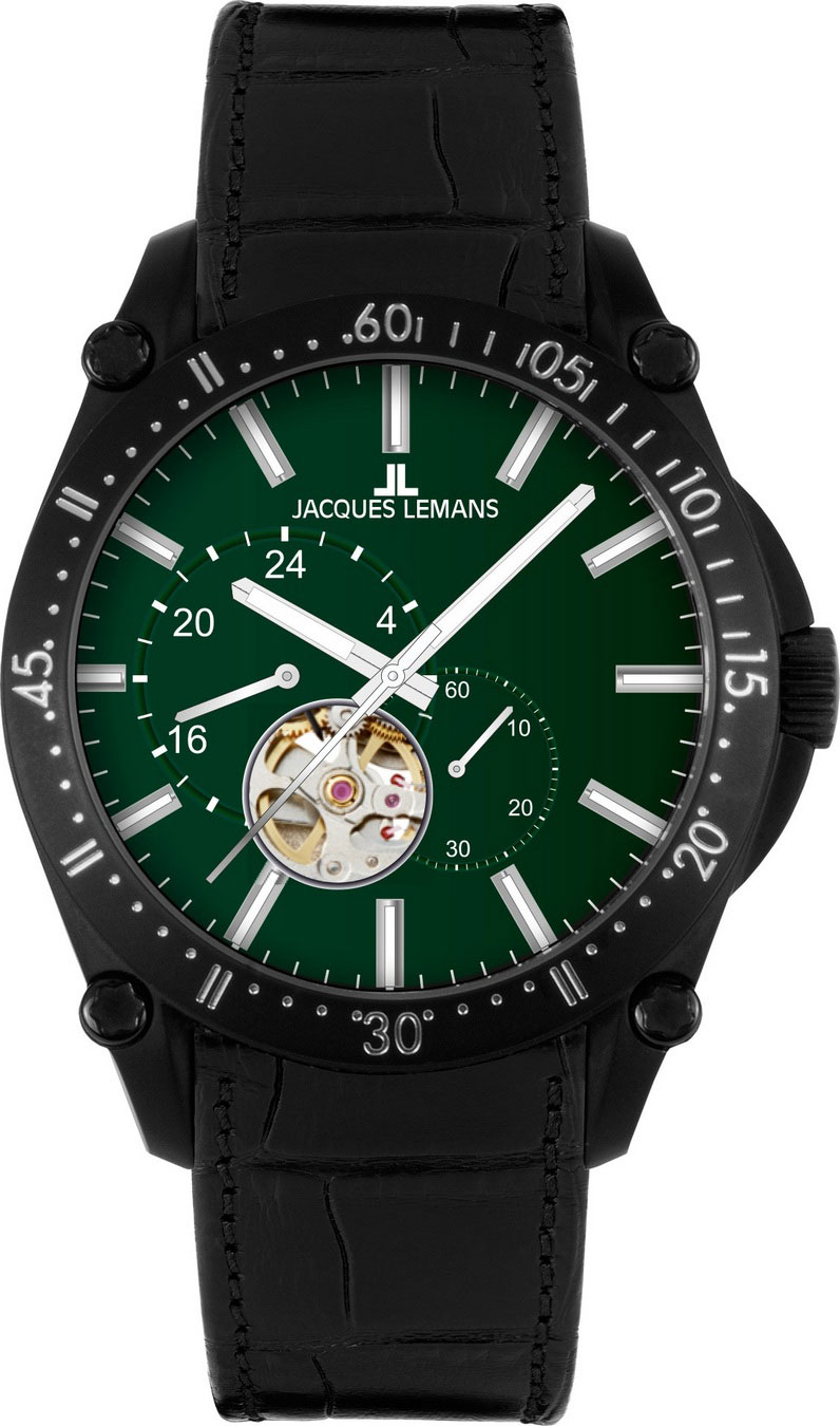 Механические наручные часы Jacques Lemans 1-2201C