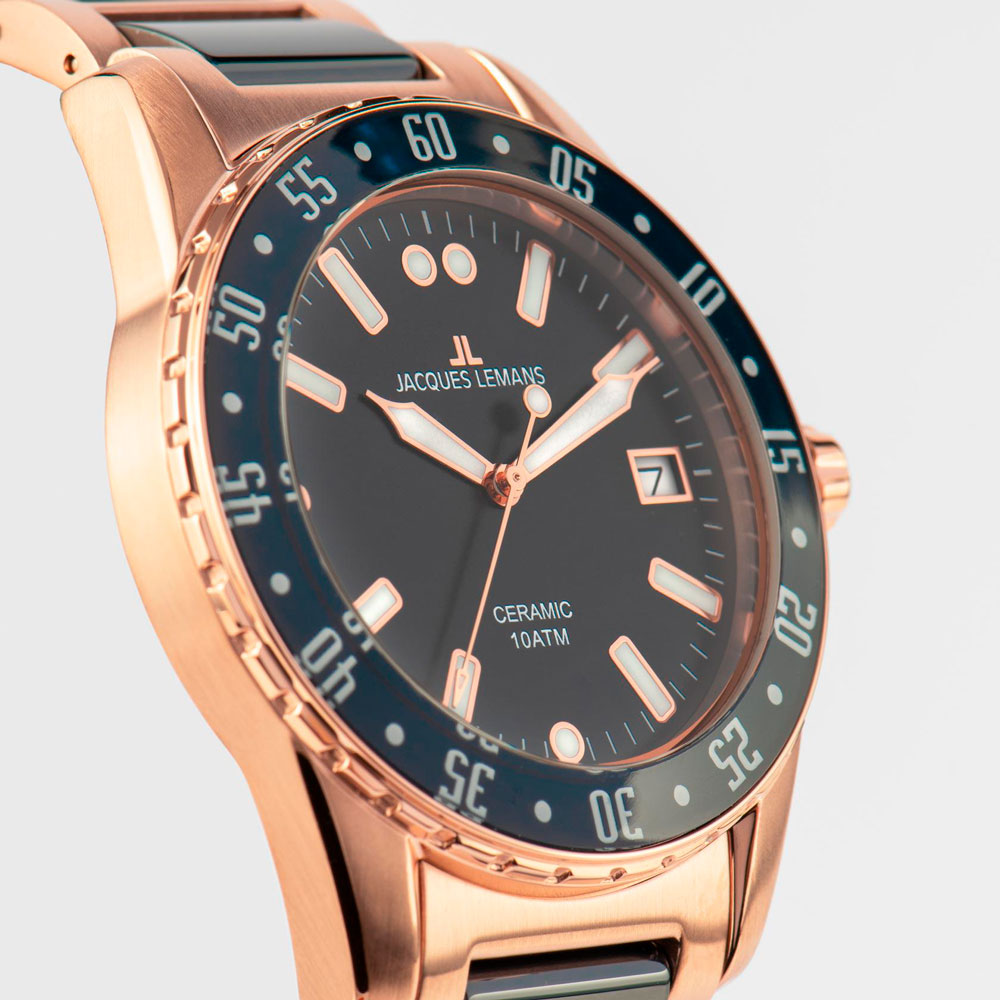 Стальные наручные часы Jacques Lemans (Жак Леман) — купить на официальном  сайте AllTime.ru, фото и цены в каталоге интернет-магазина
