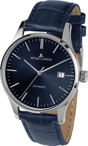 Мужские круглые наручные часы Jacques Lemans (Жак Леман) с автоподзаводом — купить на официальном сайте AllTime.ru, фото и цены в каталоге интернет-магазина