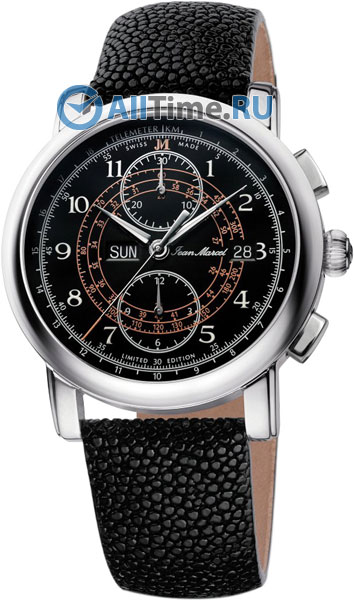 Швейцарские механические наручные часы Jean Marcel JM-960.250.35 с хронографом