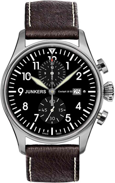 Титановые наручные часы Junkers Jun-61782 с хронографом