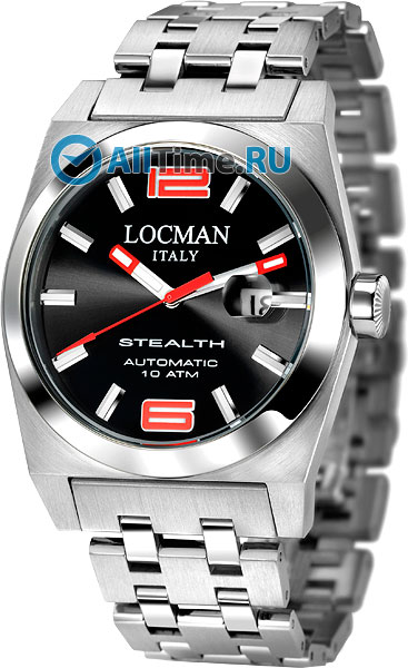 Механические наручные часы Locman 020500BKNRD0BR0