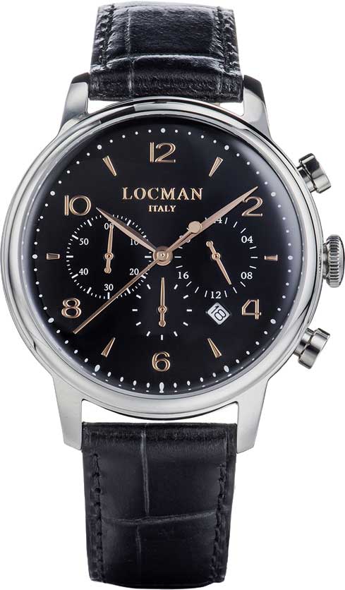 Наручные часы Locman 0254A01R00BKRG2PK с хронографом
