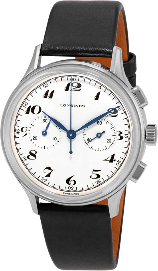 Швейцарские механические наручные часы Longines L2.827.4.73.0 с хронографом