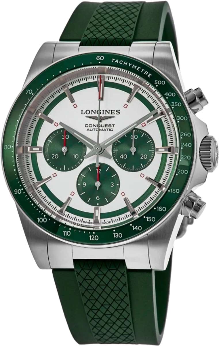 Швейцарские механические наручные часы Longines L3.835.4.02.9 с хронографом