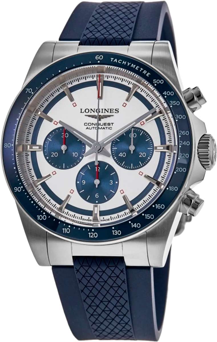 Швейцарские механические наручные часы Longines L3.835.4.98.9 с хронографом