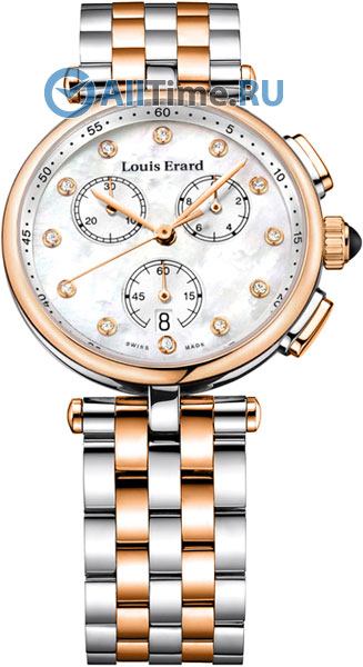 Швейцарские наручные часы Louis Erard L12820AB24M с хронографом
