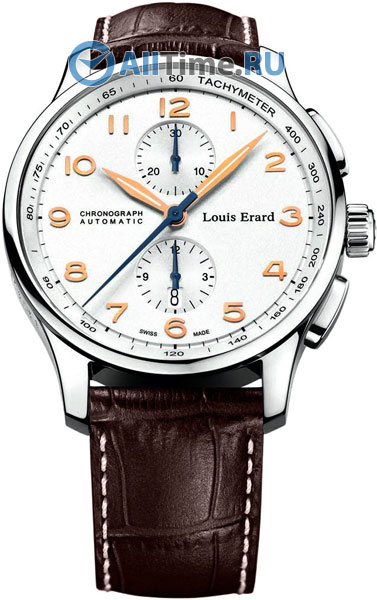 Швейцарские механические наручные часы Louis Erard L73228AA01 с хронографом
