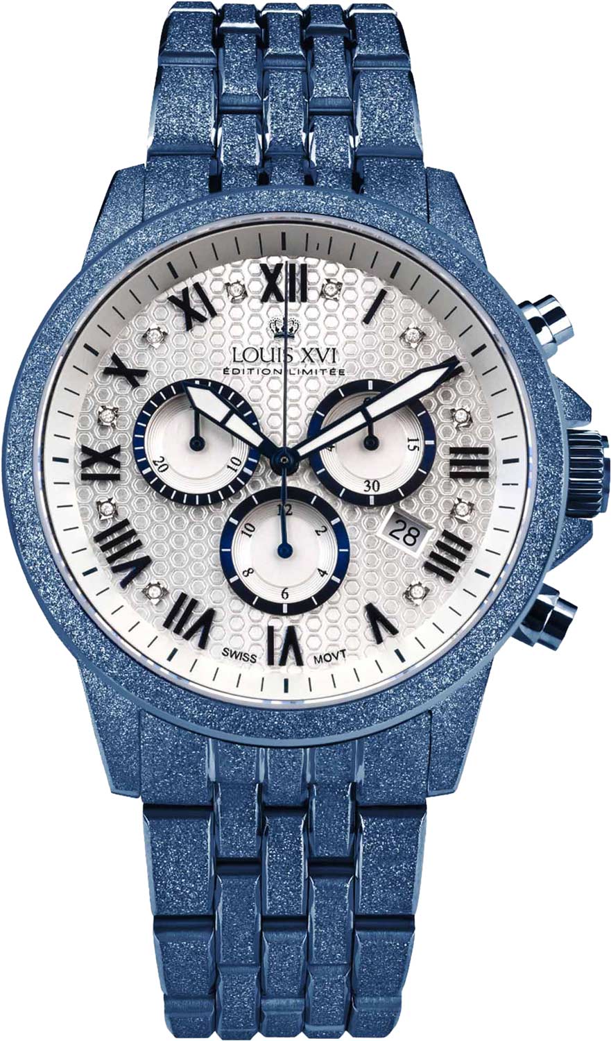 Швейцарские наручные часы Louis XVI Aramis-Frosted-2.0-3681 с хронографом