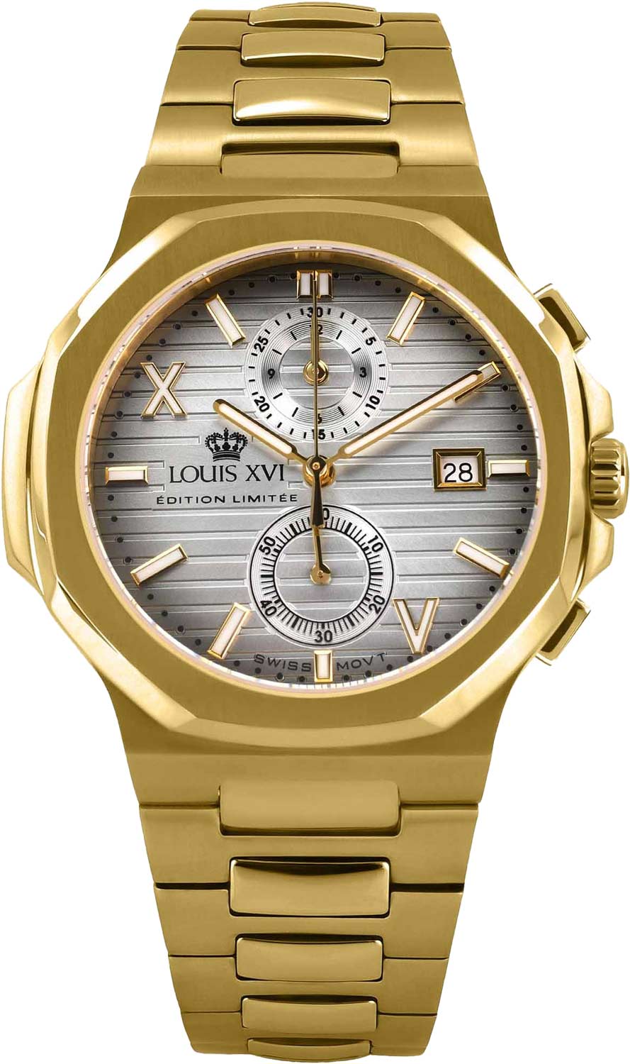 Швейцарские наручные часы Louis XVI Renaissance-Chrono-1650 с хронографом