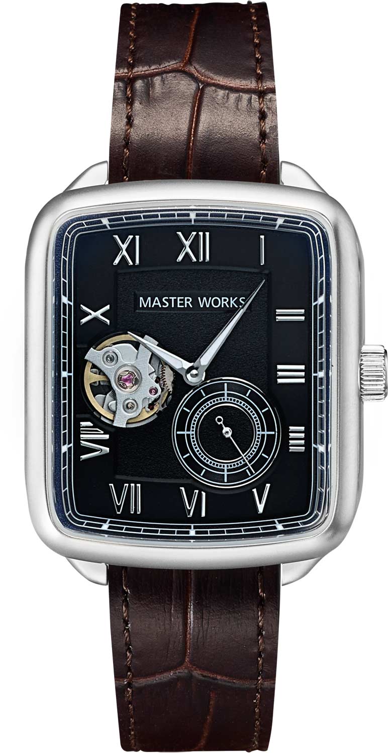 Японские механические наручные часы MASTER WORKS MW09SB-GCBRO8