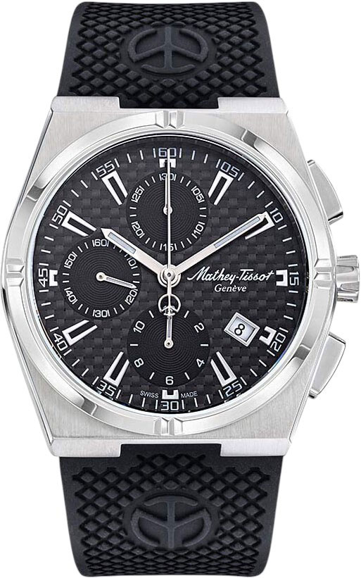 Швейцарские механические наручные часы Mathey-Tissot H118CHATLN с хронографом