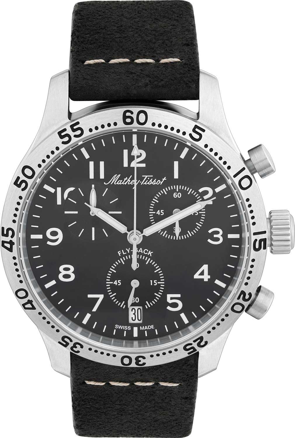 Швейцарские наручные часы Mathey-Tissot H1821CHALNG-ucenka с хронографом