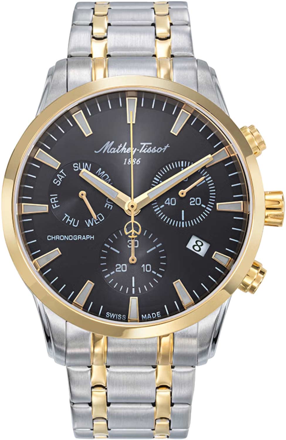 Швейцарские наручные часы Mathey-Tissot H197CHBN с хронографом