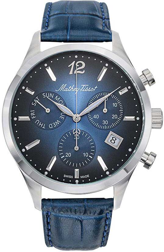Швейцарские наручные часы Mathey-Tissot H411CHALBU-ucenka с хронографом