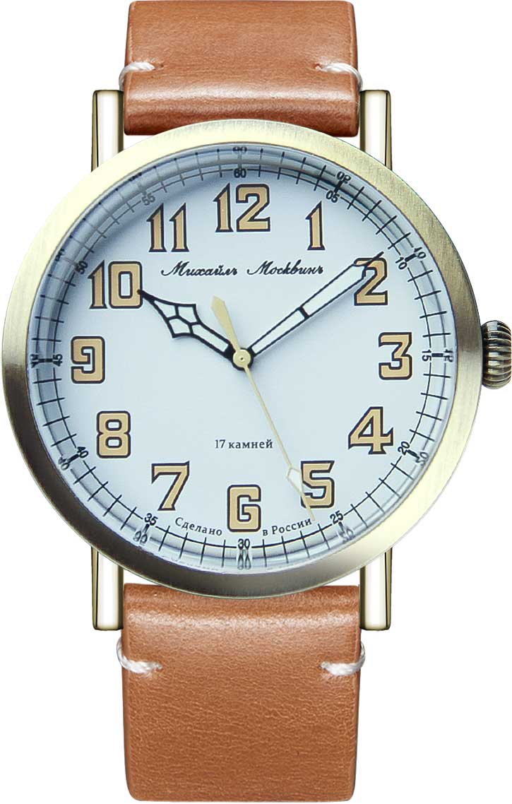 Российские механические наручные часы Михаил Москвин 1504A25L4
