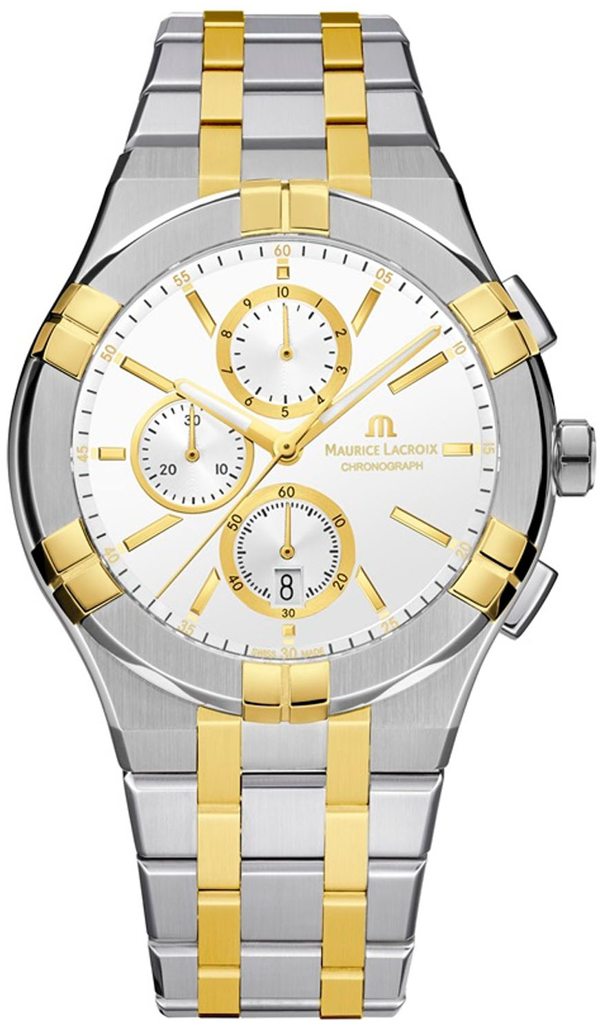 Швейцарские наручные часы Maurice Lacroix AI1118-PVY03-130-1 с хронографом