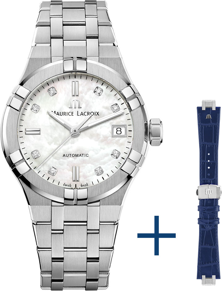 Швейцарские механические наручные часы Maurice Lacroix AI6006-SS002-170-3