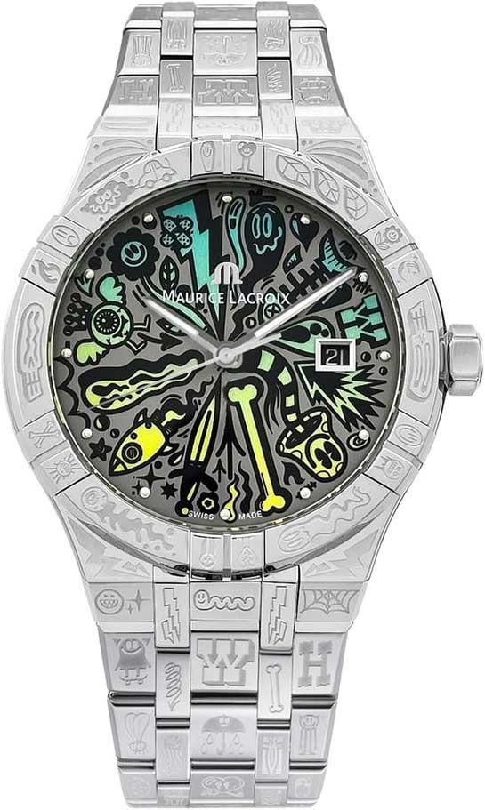 Швейцарские механические наручные часы Maurice Lacroix AI6008-SS009-090-1
