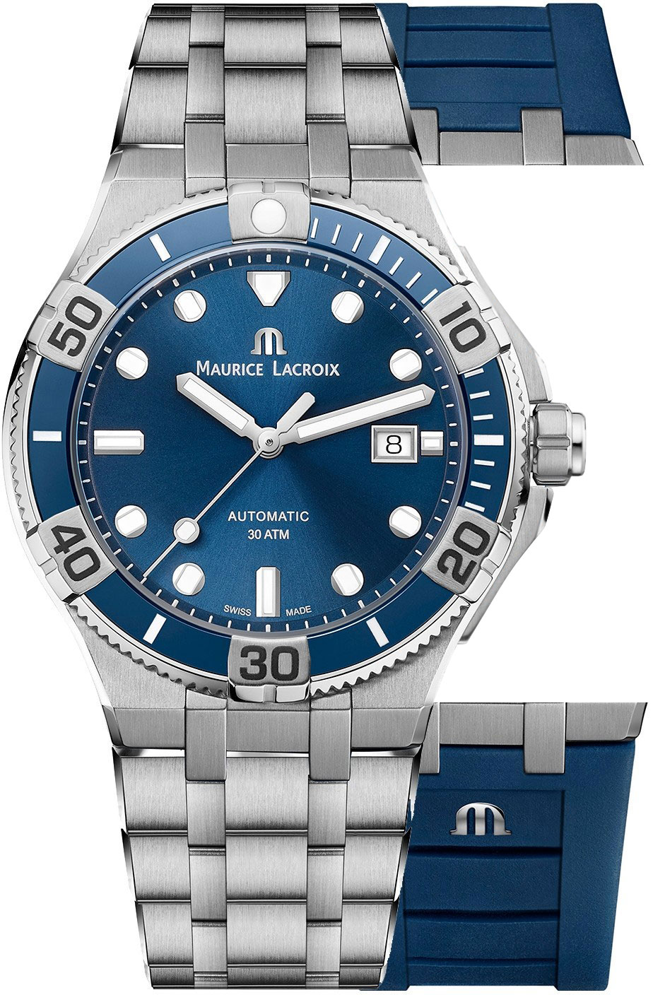Швейцарские механические наручные часы Maurice Lacroix AI6058-SS002-430-2