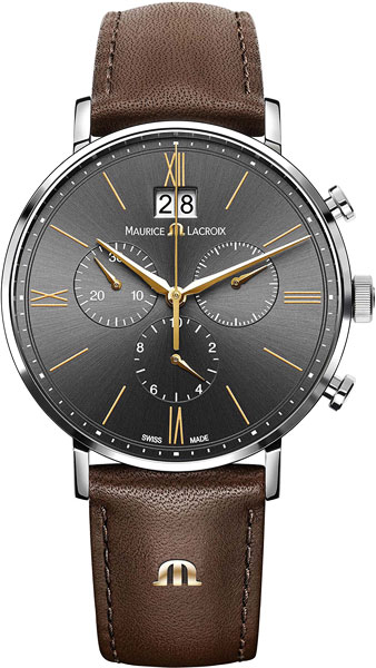 Швейцарские наручные часы Maurice Lacroix EL1088-SS001-812-2 с хронографом