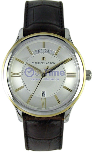 Швейцарские золотые наручные часы Maurice Lacroix LC1047-SY011-11E