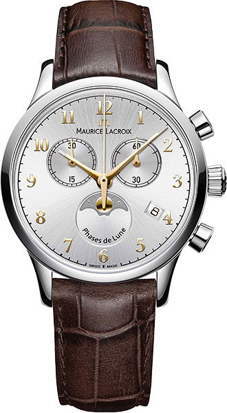 Швейцарские наручные часы Maurice Lacroix LC1087-SS001-121-1 с хронографом