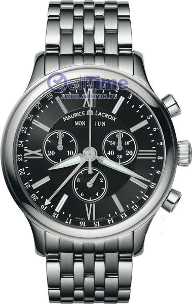 Швейцарские наручные часы Maurice Lacroix LC1098-SS002-31E с хронографом