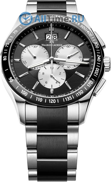 Швейцарские наручные часы Maurice Lacroix MI1028-SS002-331 с хронографом