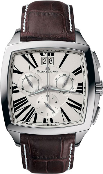 Швейцарские наручные часы Maurice Lacroix MI5017-SS001-110 с хронографом