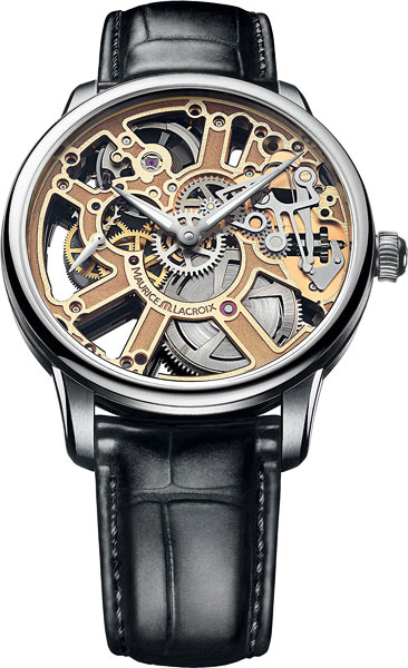 Швейцарские механические наручные часы Maurice Lacroix MP7228-SS001-001-1