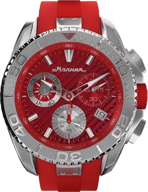 Российские наручные часы Молния 01001004-2.0-m с хронографом
