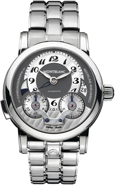Швейцарские механические наручные часы Montblanc MB102336 с хронографом