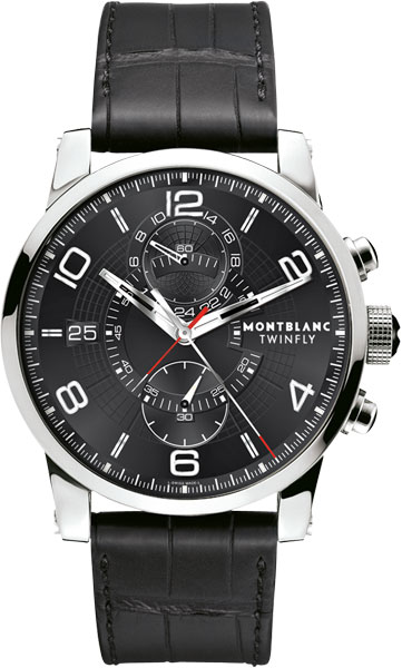 Швейцарские механические наручные часы Montblanc MB105077 с хронографом