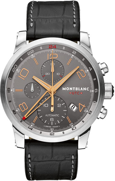 Швейцарские механические наручные часы Montblanc MB107063 с хронографом